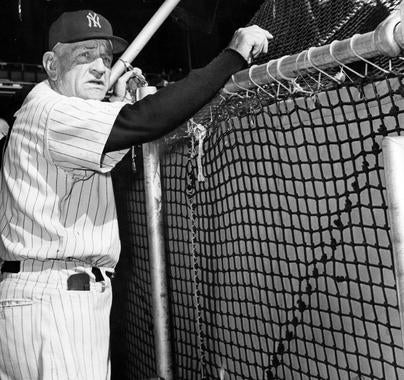 New York Yankees manager Casey Stengel, 1960 - BL-1539-68WTy (William C. Greene/National Baseball Hall of Fame Library)