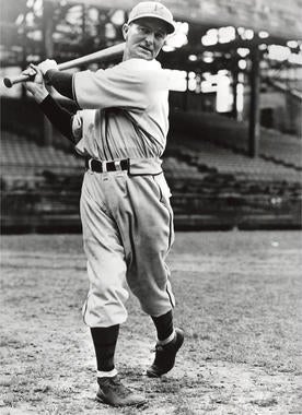Paul Waner of the Pittsburgh Pirates posed batting - BL-4617-90 (National Baseball Hall of Fame Library)