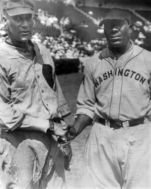 Smokey Joe' Williams (L) with 'Cannonball' Dick Redding, both of the Negro Leagues - BL-2277-73 (National Baseball Hall of Fame Library)