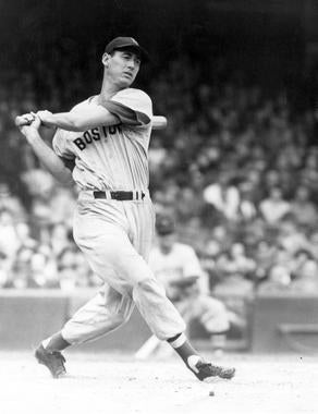 Ted Williams of the Boston Red Sox - BL-3877-84 (National Baseball Hall of Fame Library)
