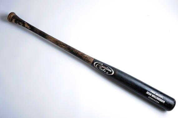 Josh Willingham’s bat from July 27, 2009, when he hit two grand slams in the same game for the Washington Nationals, becoming just the 13th player in modern major league history to do so, only the sixth player ever in successive innings - B-276-2009 (Milo Stewart, Jr./National Baseball Hall of Fame Library)