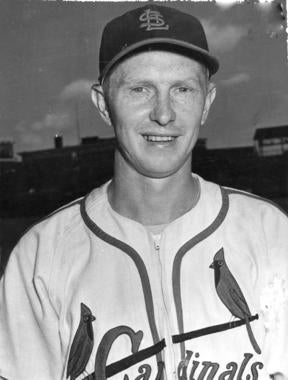 Red Schoendienst played for the St. Louis Cardinals from 1945-56 and again from 1961-63. (National Baseball Hall of Fame and Museum) 