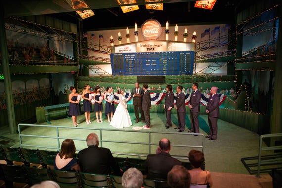 Wedding Ceremony in the Museum's Grandstand Theater.