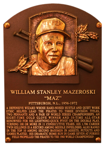 Mazeroski, Bill | Baseball Hall Of Fame