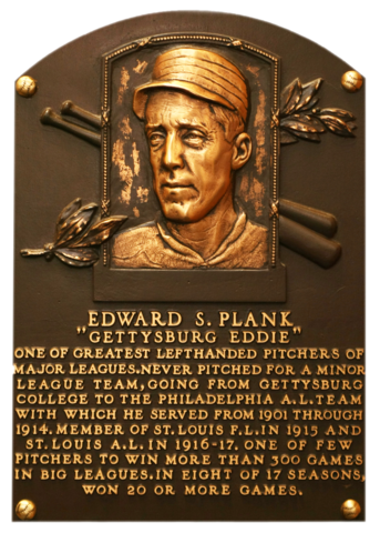 AWESOME HALL OF FAMER EDDIE PLANK 300 GAME WINNER A'S  8x10 HALL OF FAMER 
