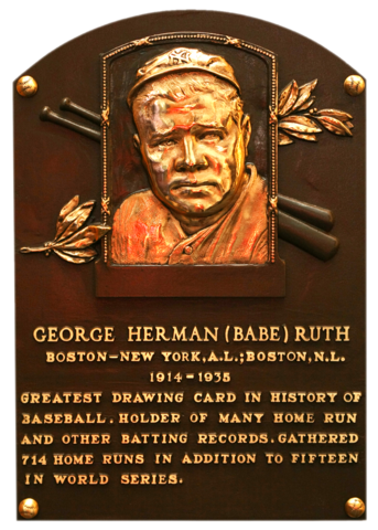 Image result for babe ruth cooperstown
