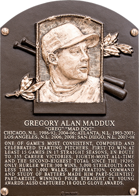 Maddux, Greg | Baseball Hall Of Fame