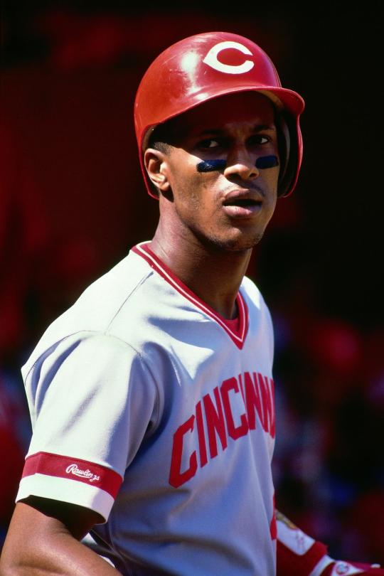 Eric Davis Cincinnati Reds 1987 Cooperstown Away Baseball 