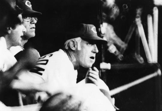 Sparky Anderson becomes first manager to win 100 games in both leagues