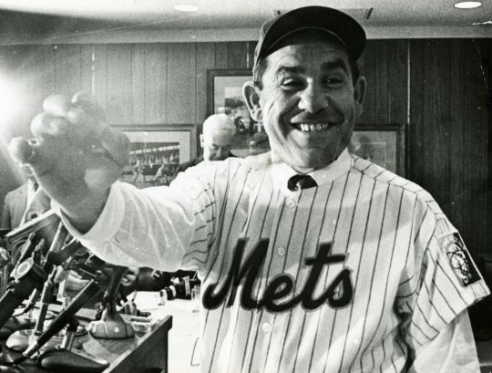Yogi Berra  Mets baseball, New york mets baseball, Ny mets baseball