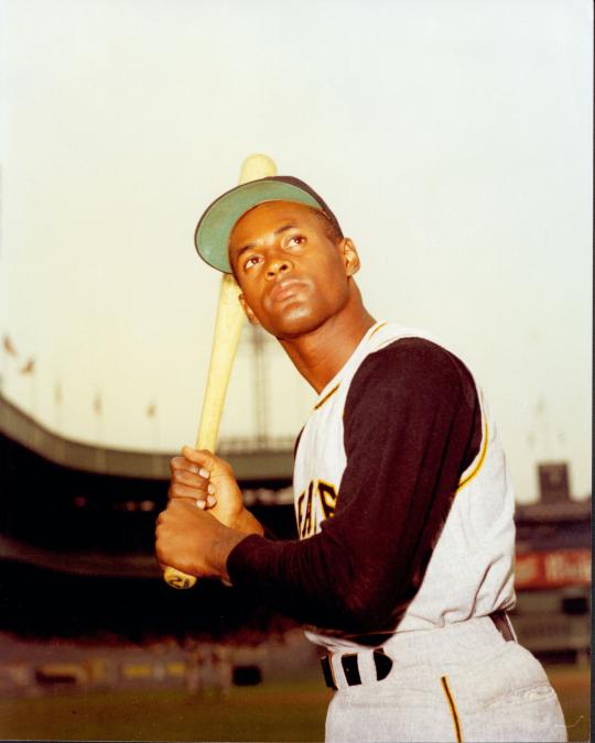 World Series, Pittsburgh Pirates Roberto Clemente during game vs