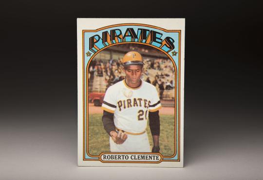 2015 Roberto Clemente Card that Never Was Original Artwork by, Lot  #81916