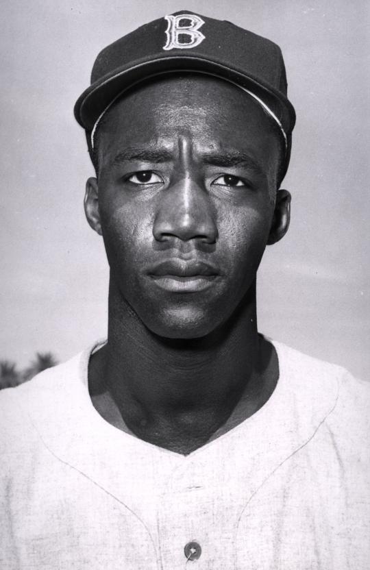Former Red Sox player and the team's first African American player