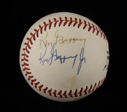 Ken Griffey Jr. Autographed Seattle Mariners Cooperstown 1989