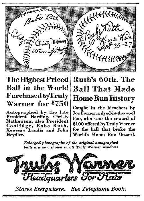 Babe Ruth Hits His 60th Home Run, 1927