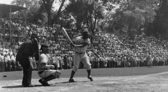 Baseball Celebrates Robinson's Debut