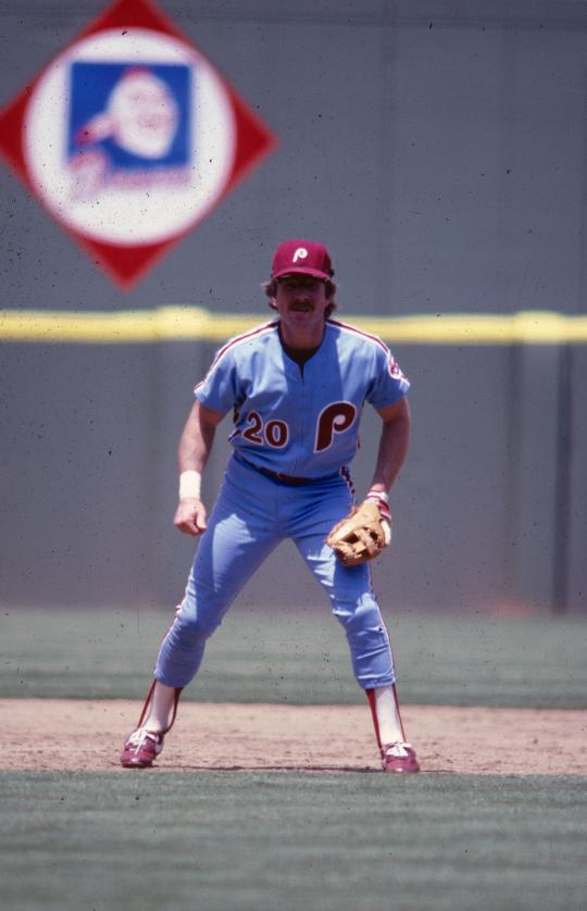 Mike Schmidt Philadelphia Phillies 1980 Away Baseball 