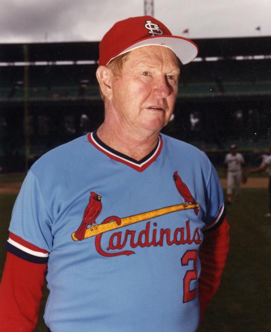 1971 Red Schoendienst Game Worn St. Louis Cardinals Manager's, Lot #57952