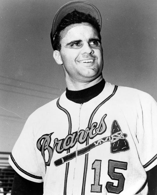 Bob Uecker Jersey - Atlanta Braves 1967 Home Throwback MLB Baseball Jersey