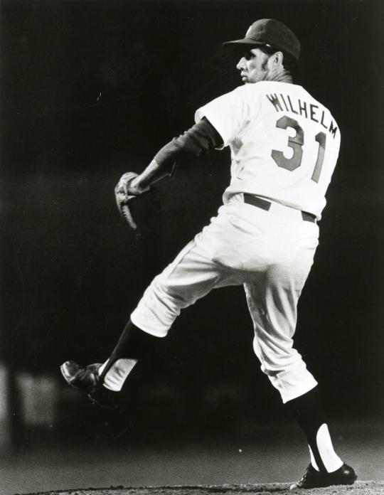Hoyt Wilhelm s career ends at 49 Baseball Hall of Fame