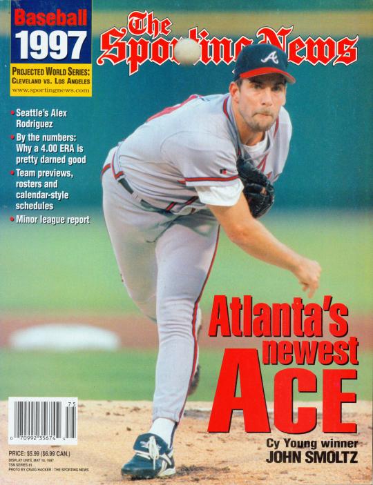 Baseballs Final Four Will John Smoltz And The Braves Hold Sports  Illustrated Cover by Sports Illustrated
