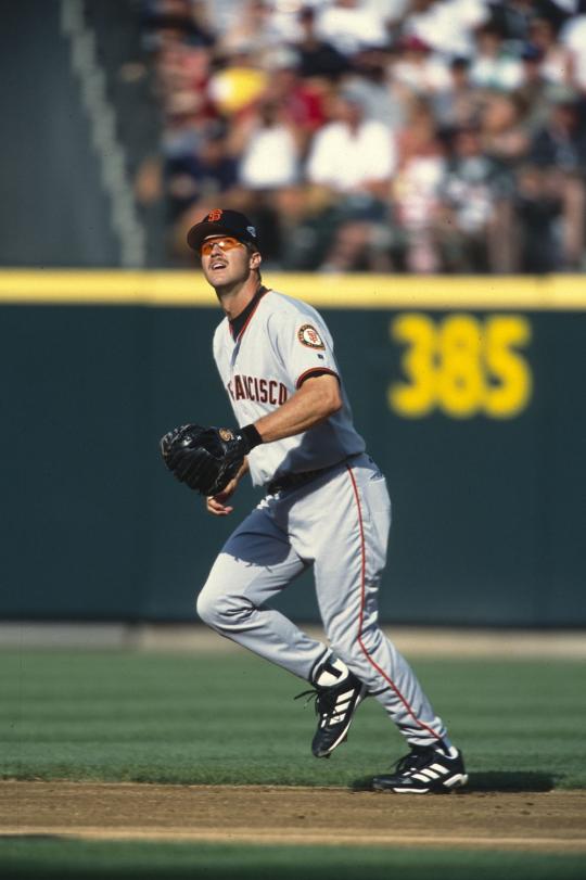 Jeff Kent of the San Francisco Giants during Game One of the