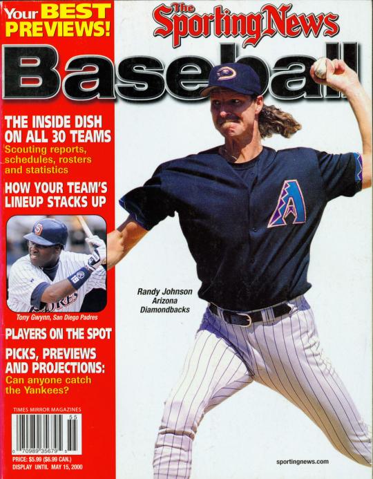 Arizona Diamondbacks Randy Johnson, 2001 World Series Sports Illustrated  Cover by Sports Illustrated