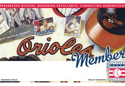 Orioles Membership Card